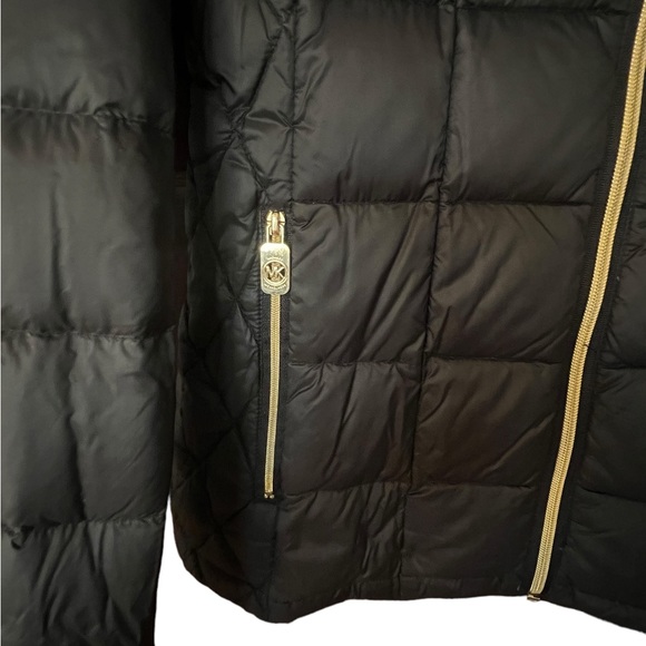 Michael Kors Packable Down-fill Black Zip Up Jacket Small - Picture 5 of 8